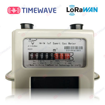 El telecontrol leyó el gas elegante que medía LoRaWAN ISO/IEC inalámbrico 27001 9001 aprobados