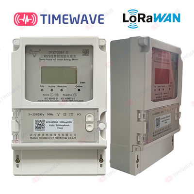 Ayuda de comunicación trifásica elegante inalámbrica de Lorawan Wifi del metro de la energía 4G 2G