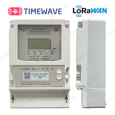 Directo inalámbrico de LoRaWAN de Digitaces del metro trifásico elegante de la energía conectado