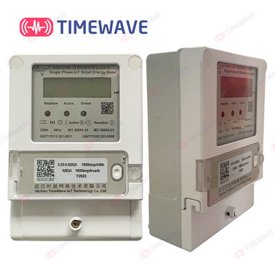 Metro de la electricidad de IOT LoRaWAN 5(80) un metro elegante de la energía la monofásico del carril del dinar 220V