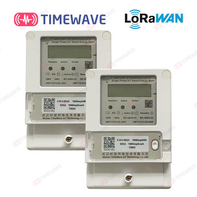 Resistencia de aislamiento inalámbrica del metro de poder la monofásico de LoRaWAN del metro elegante de la energía