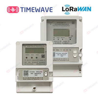 Metros elegantes trifásicos de la electricidad de LoRaWAN con la función teledirigida del App