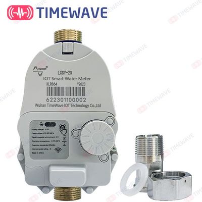 Contadores del agua inalámbricos elegantes residenciales de LoRaWAN Digital del contador del agua de IOT
