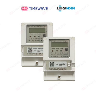 Metro elegante eléctrico de la energía del metro 50Hz Wifi de Lorawan la monofásico con el módem del G/M